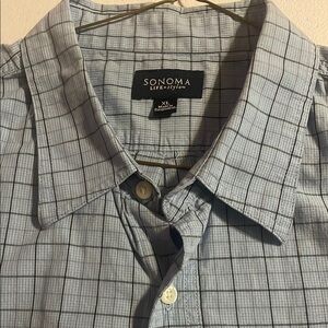 Sonoma Blue Casual Button Down Shirt